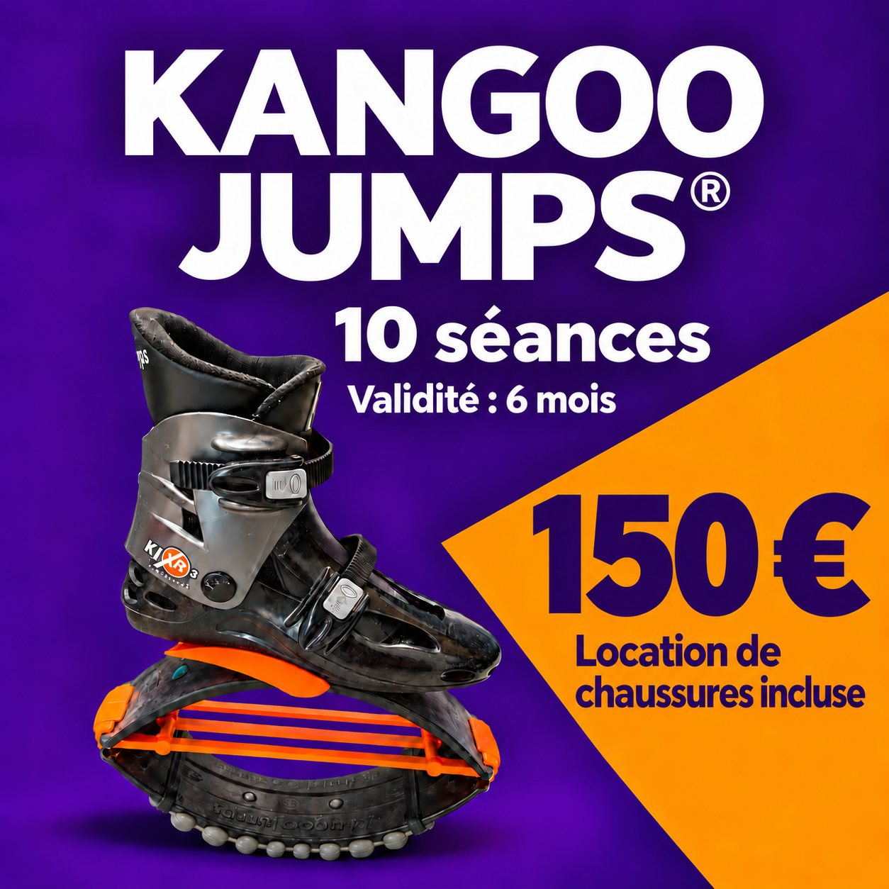 CARTE 10 SEANCES DE KANGOO JUMPS