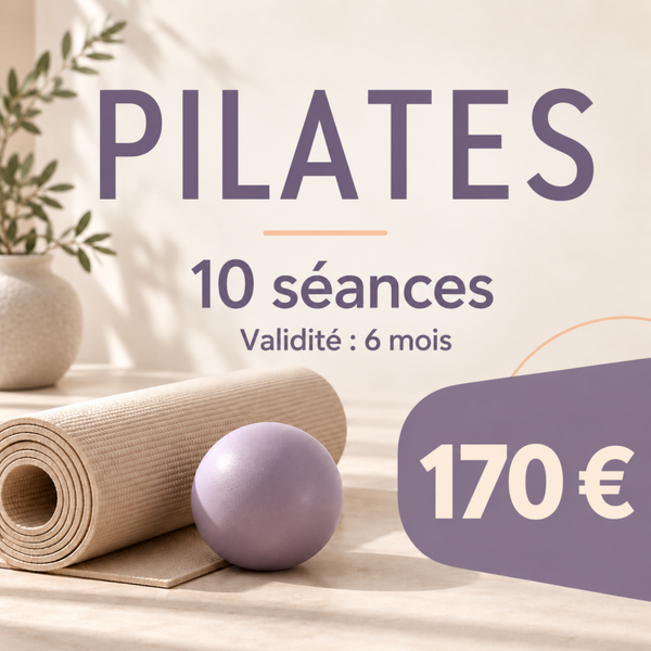 CARTE DE 10 SEANCES DE PILATES
