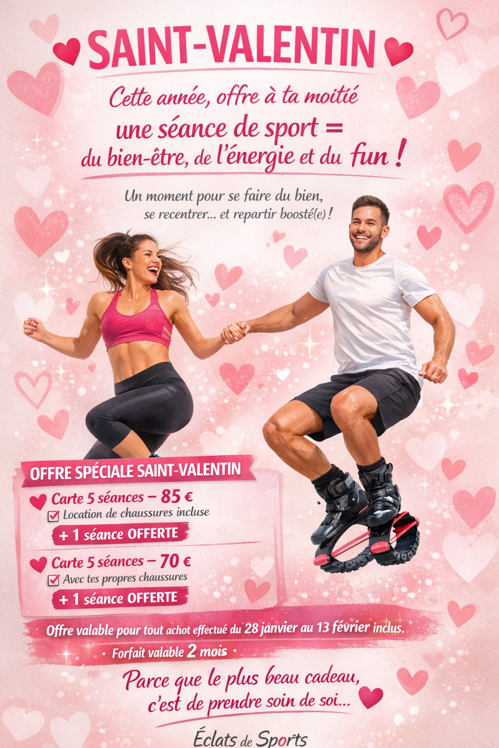 CARTE 5 + 1 OFFRE ST VALENTIN SANS BOOTS