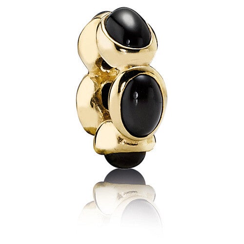 Pandora	14K Gold Onyx Cabochon Spacer	750802ON