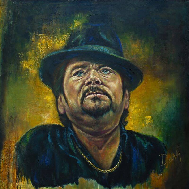 Olieverfschilderij Andre Hazes # volkszanger van Nederland # 