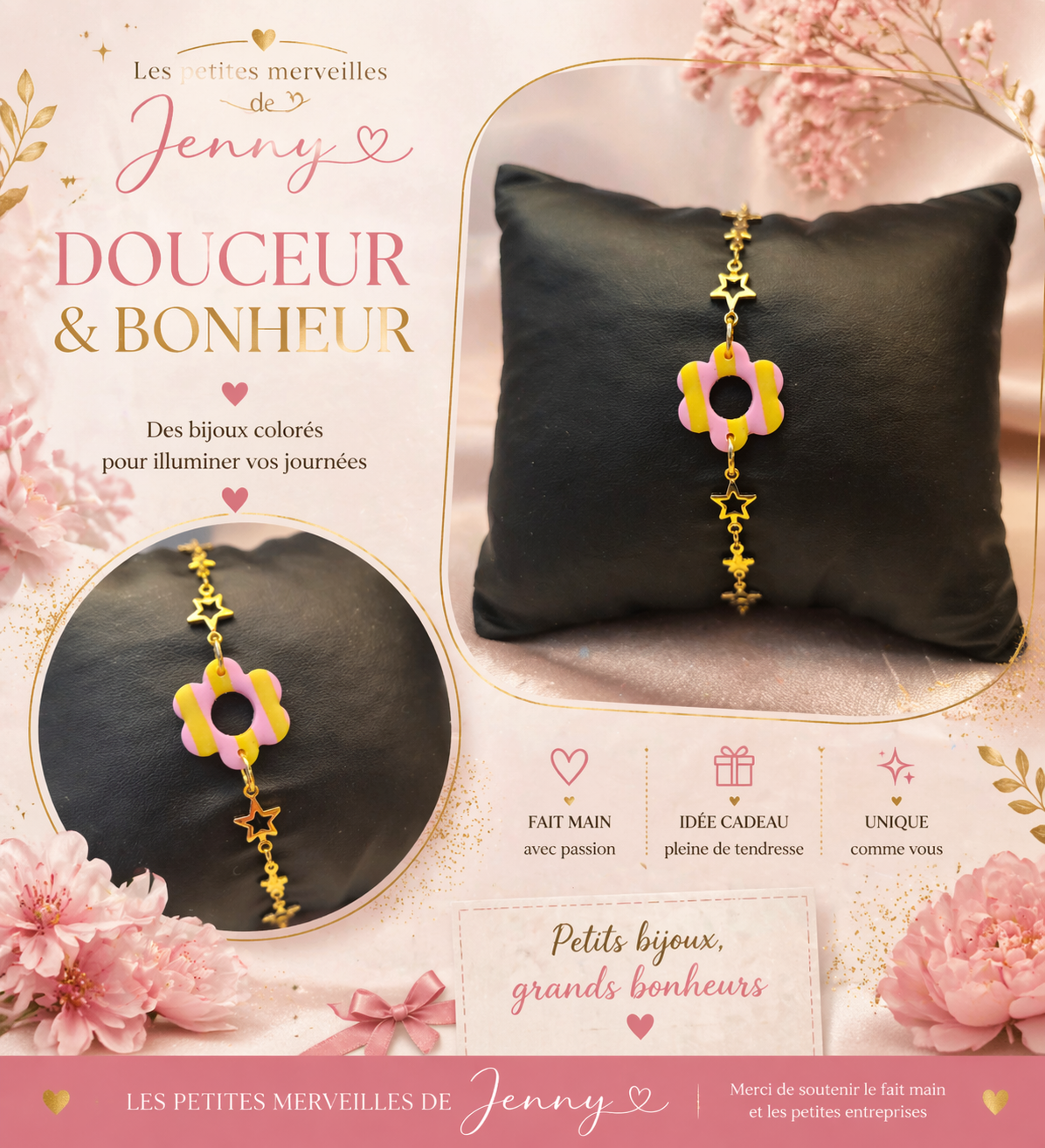 Bracelet “Douceur Fleurie"