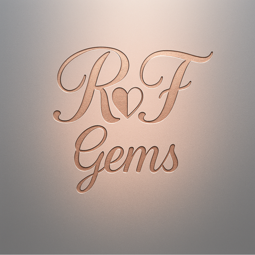 RF Gems jewelry logo – handcrafted designer jewelry from Vermont Mountain Meadows