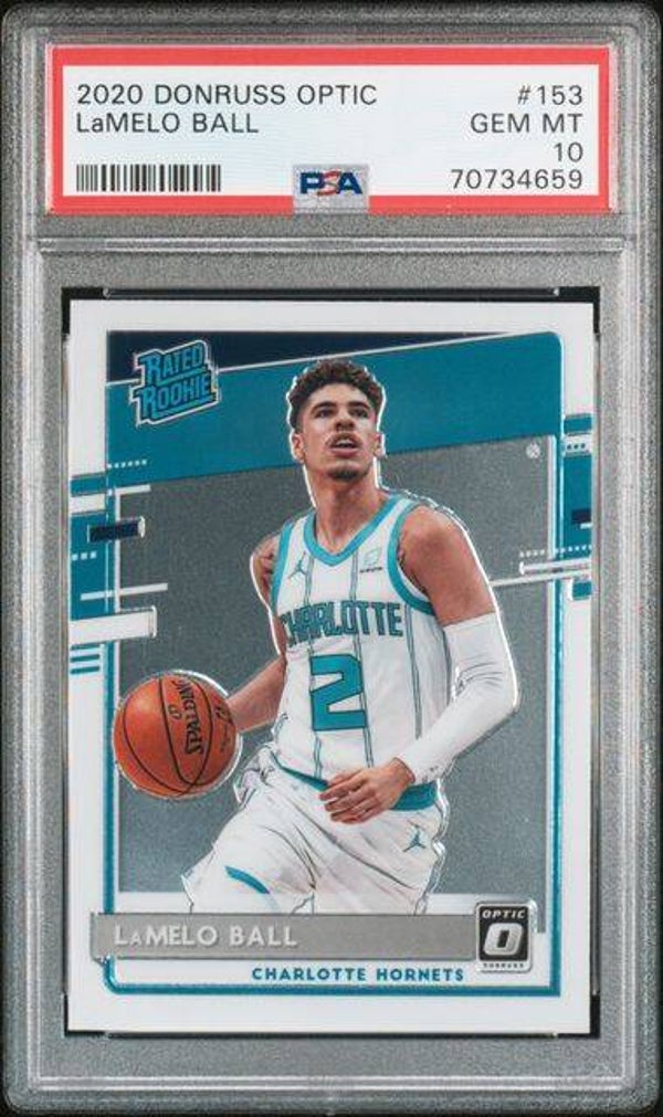 PSA 10 Lamelo Ball rookie card