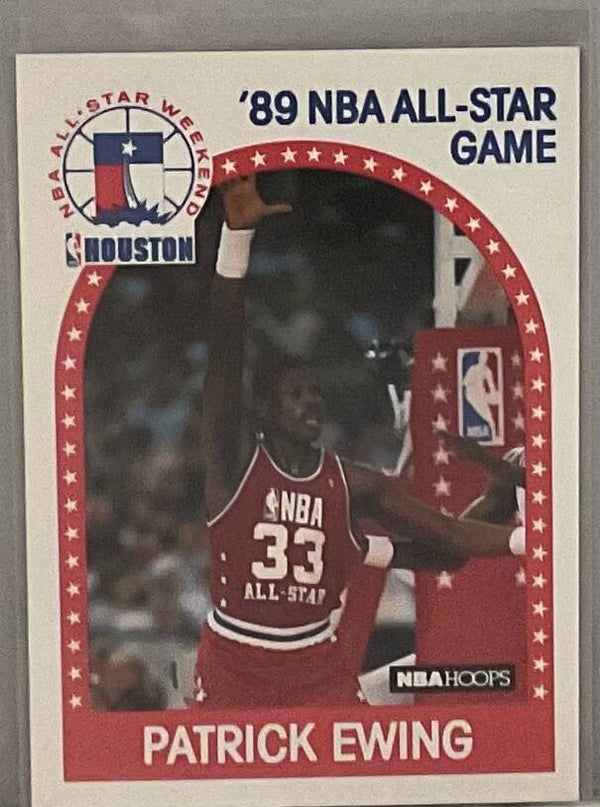 1989 all star patrick ewing nba hoops
