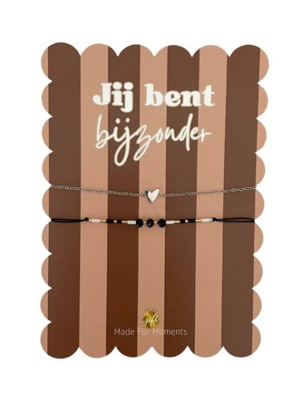 JIJ BENT BIJZONDER armband set
