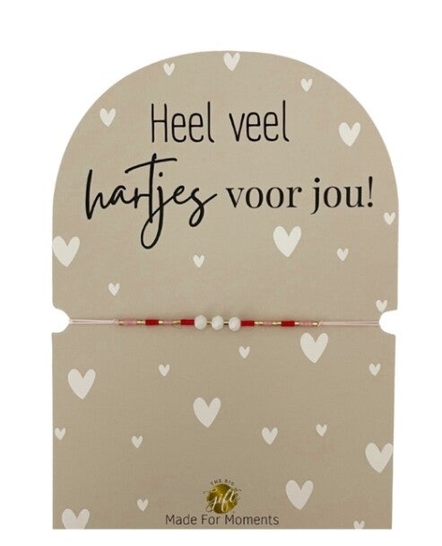HARTJES VOOR JOU armband
