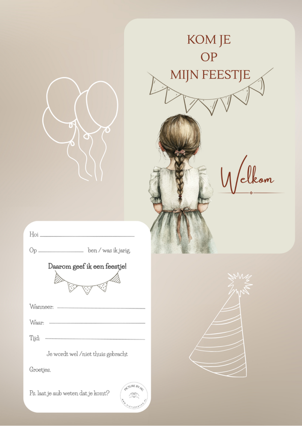 Kom je op mijn feestje?