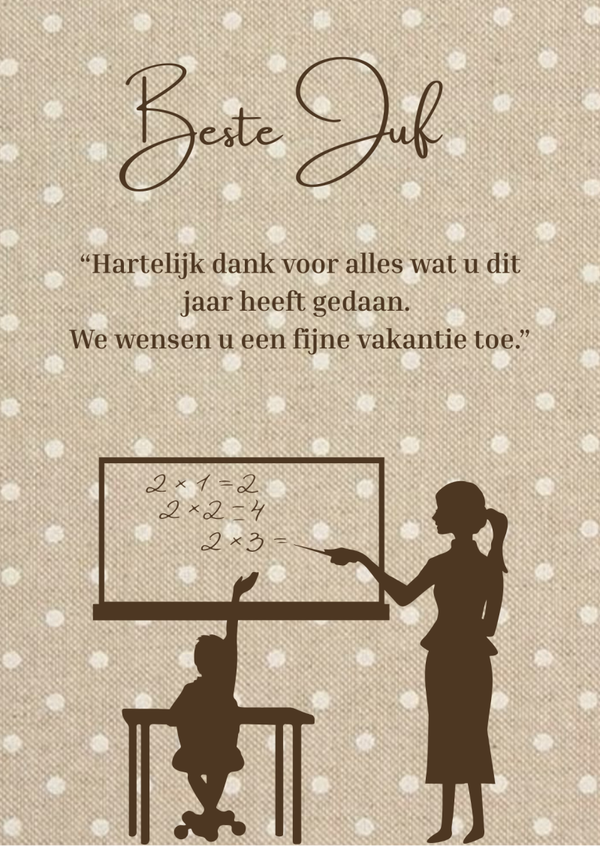 Beste juf