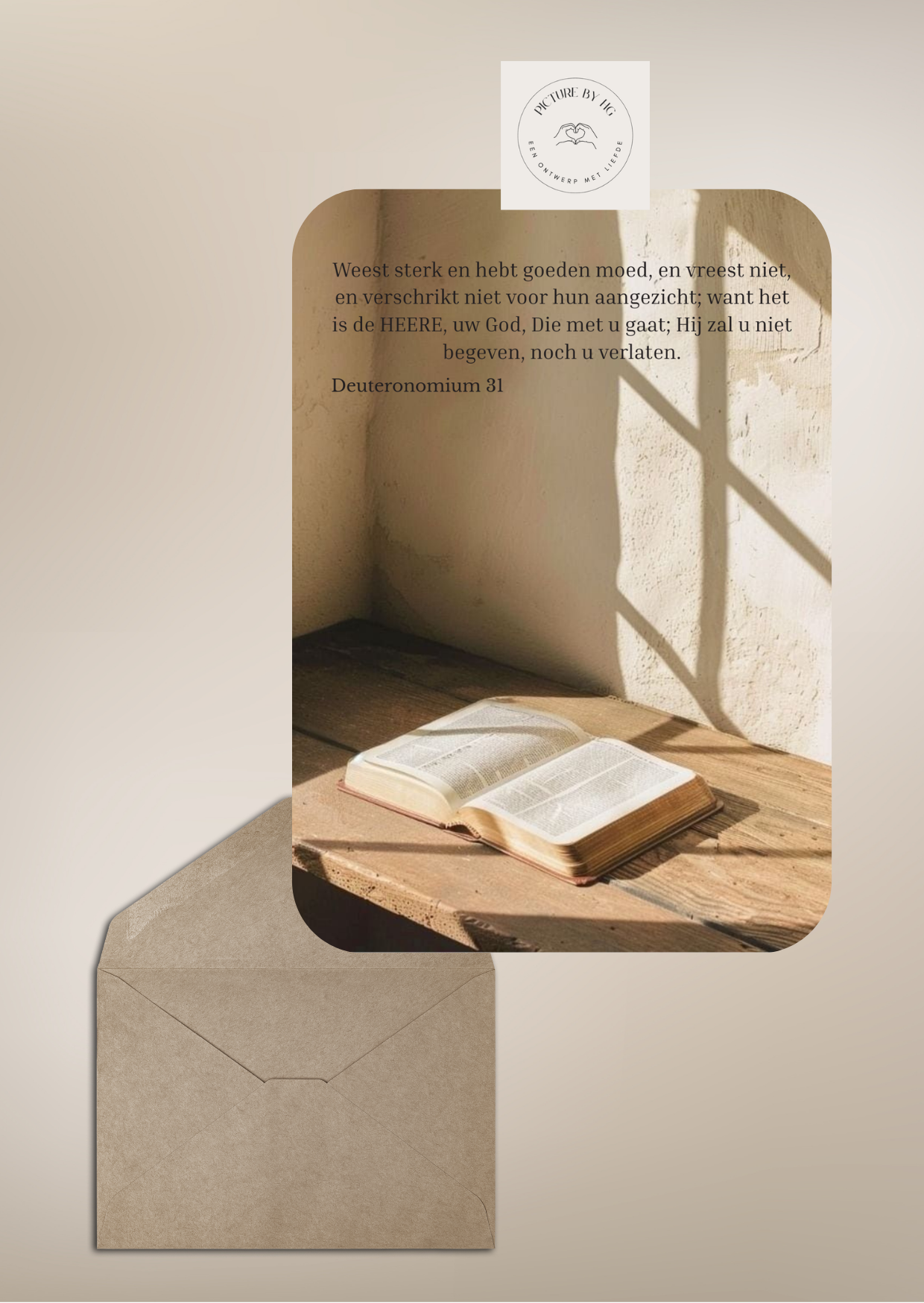 Weest sterk en hebt goeden moed