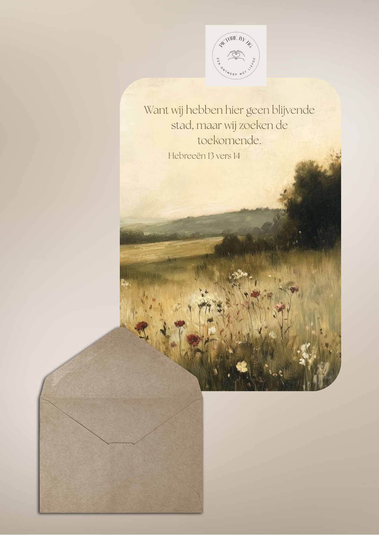 Want wij hebben hier geen blijvende stad