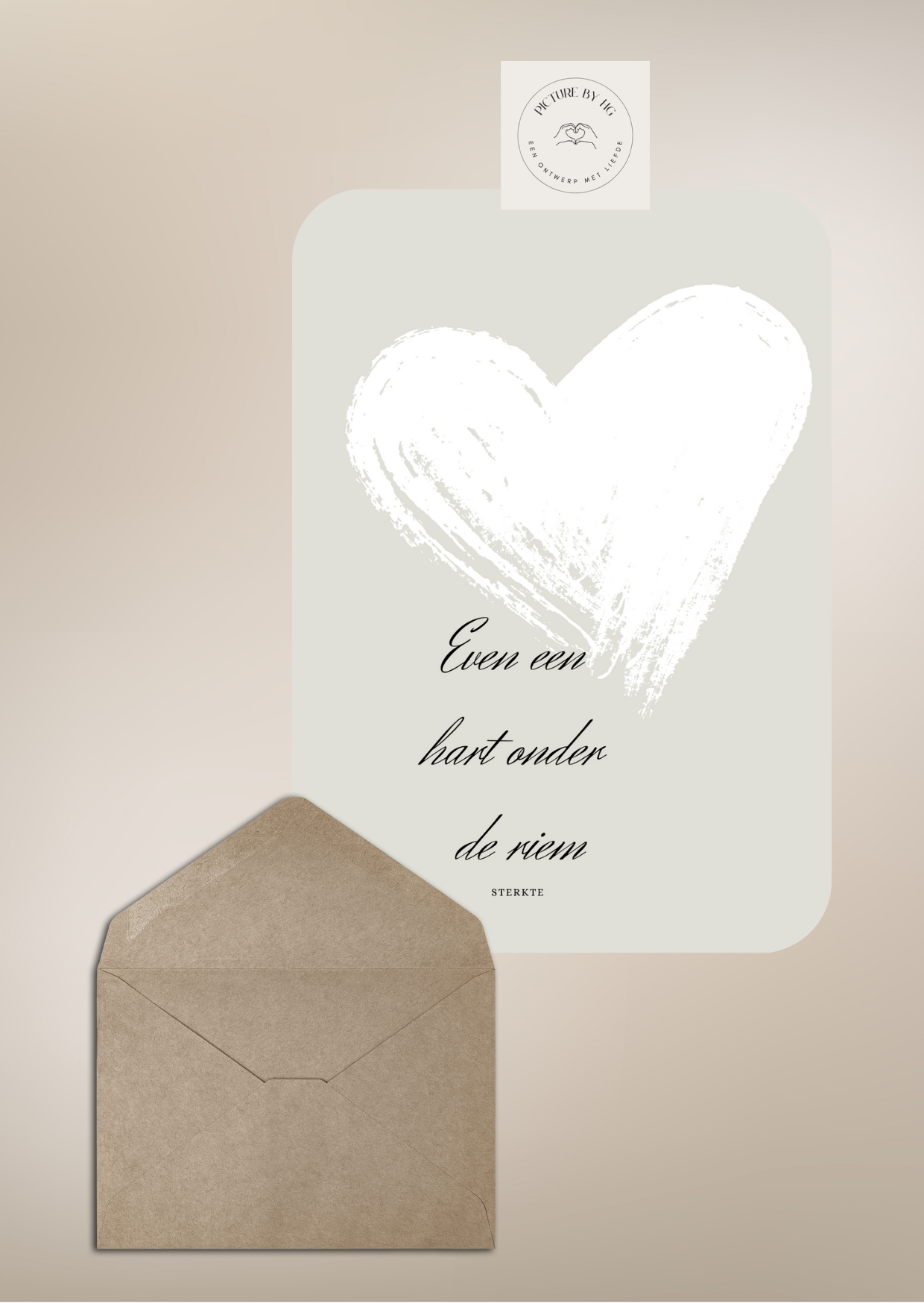 Even een hart onder de riem