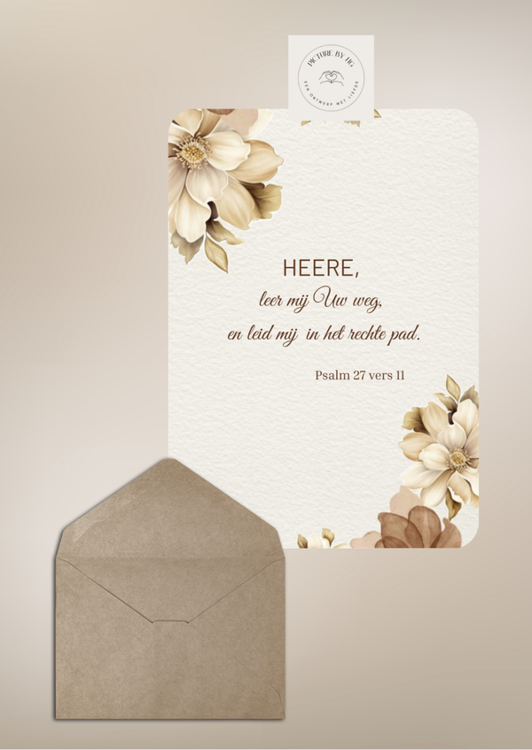 Psalm 27 Heer leer mij Uw weg