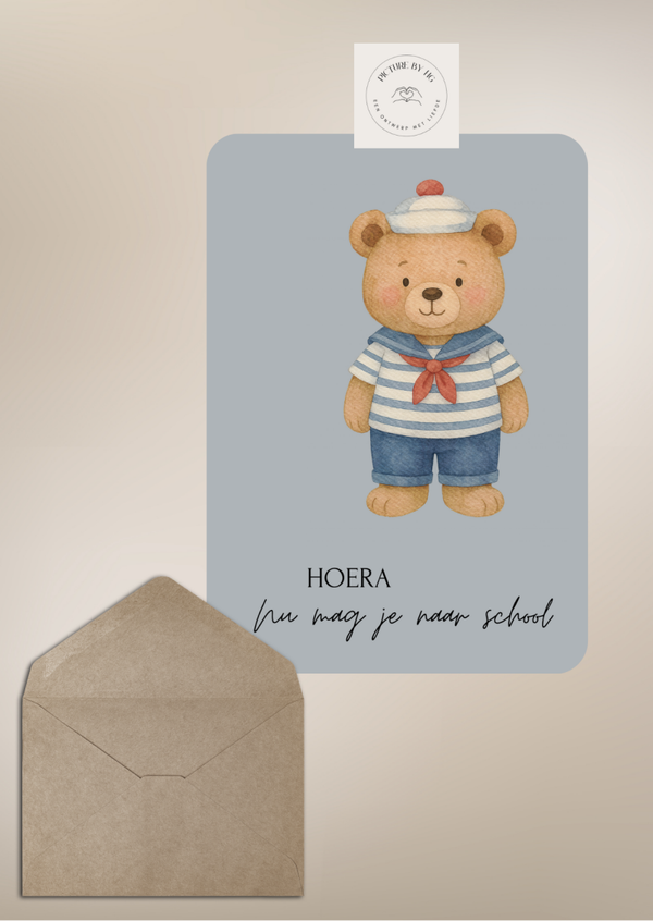 HOERA je mag naar school 4 jaar