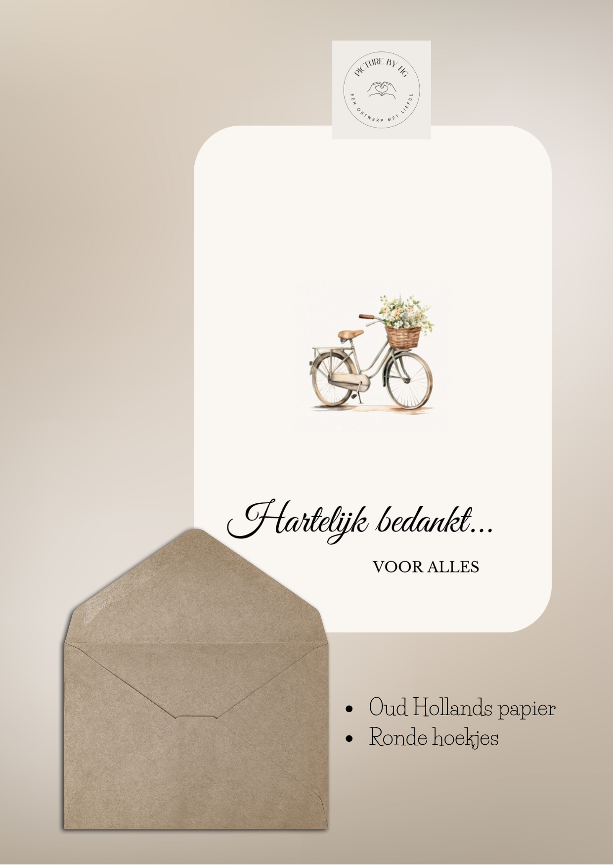 Hartelijk Bedankt voor alles