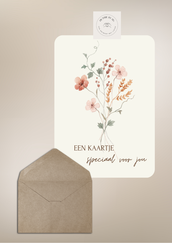 Speciaal een kaartje voor jou