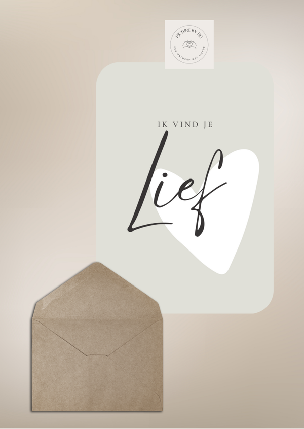 Ik vind je lief