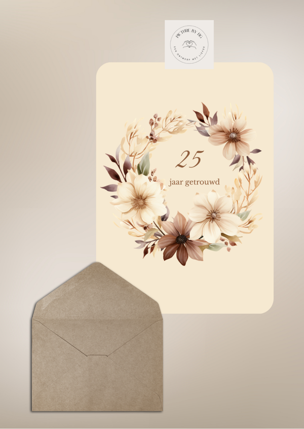 25 jaar getrouwd