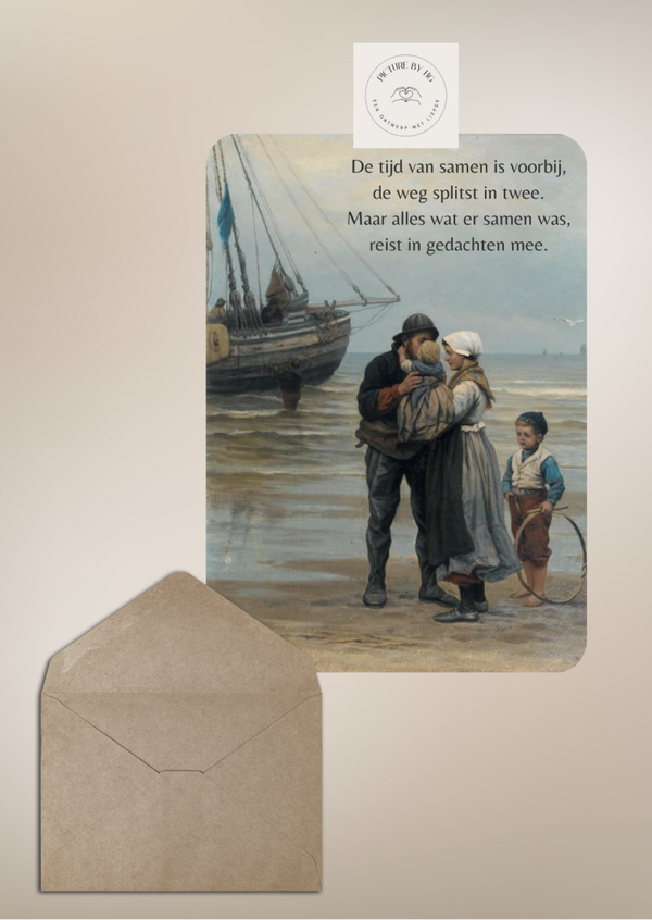 De tijd van samen is voorbij...