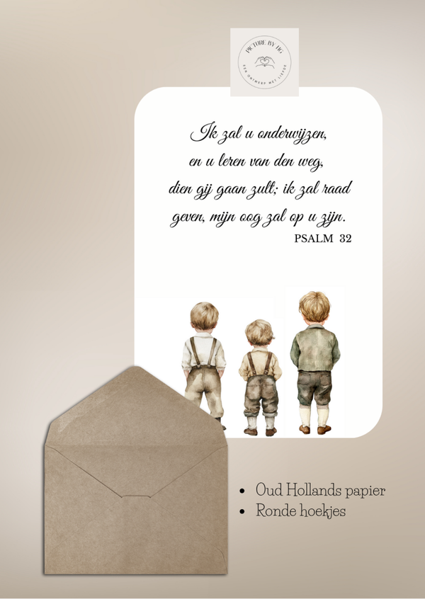 Ik zal u onderwijzen en leren van de weg