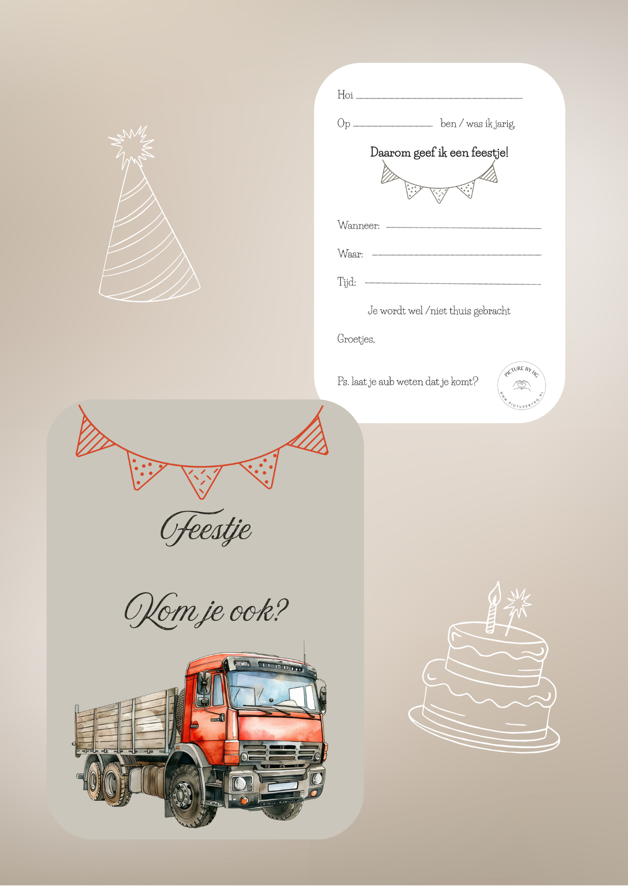 Kom je op mijn feestje