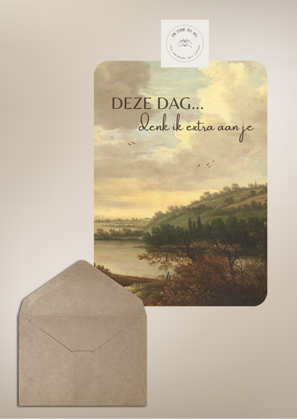Deze dag denk ik extra aan je...