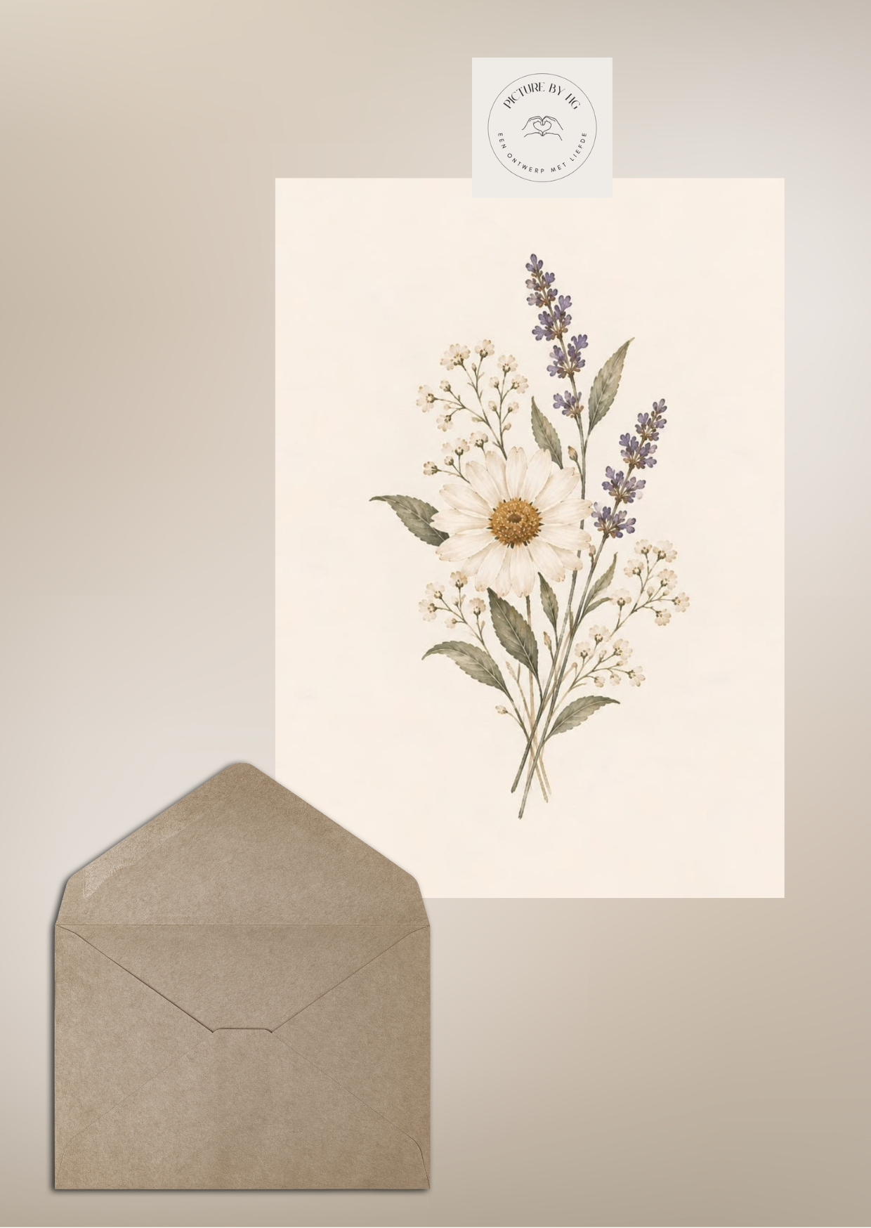 Bloem aquarel