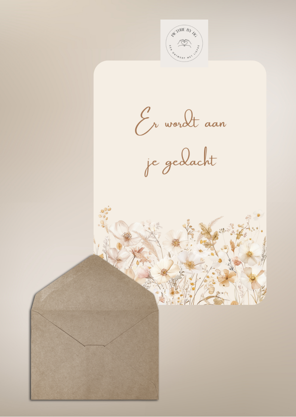 Er wordt aan je gedacht
