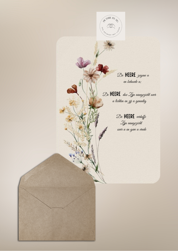 Zegen bede De Heere zegene u en behoede u