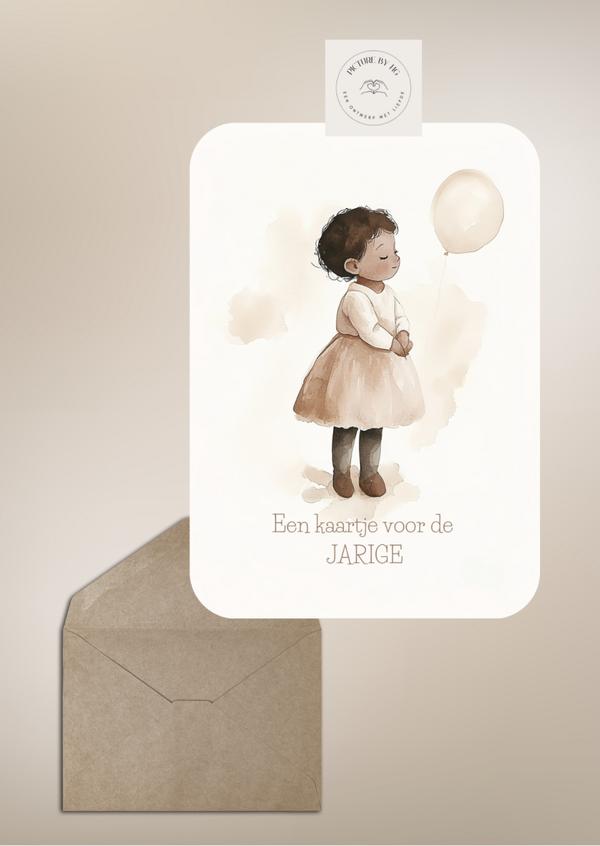 Een kaartje voor de jarige...