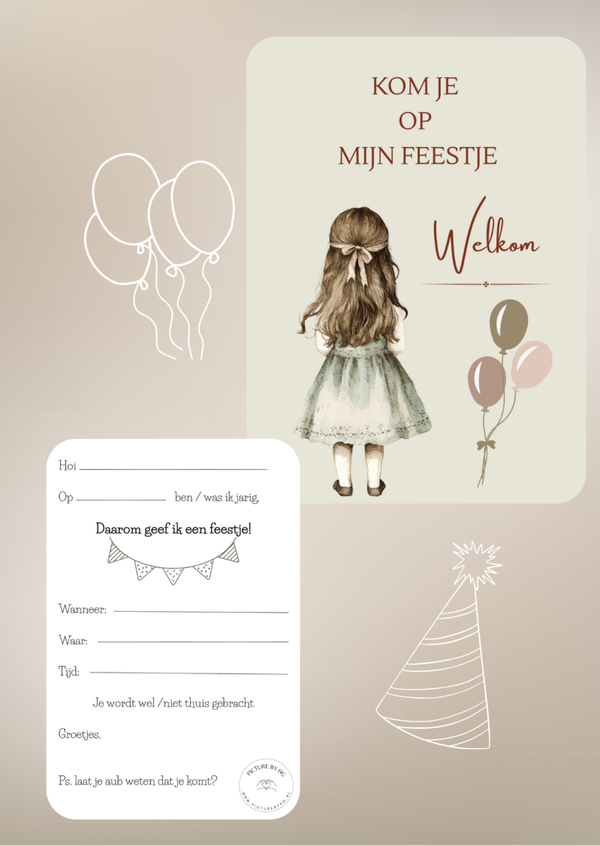 Kom je op mijn feestje?