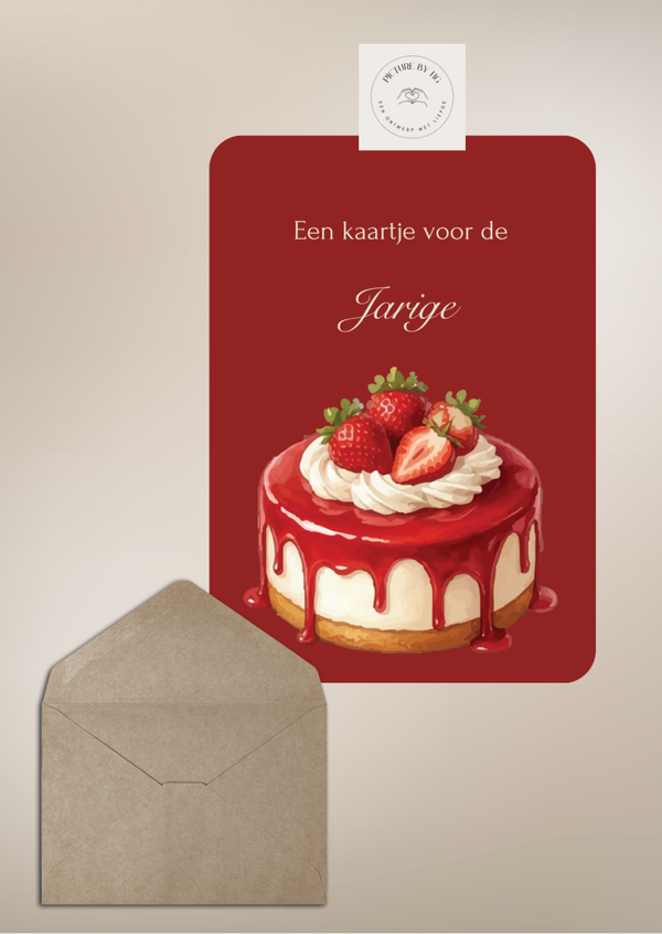 Kaartje voor de jarige