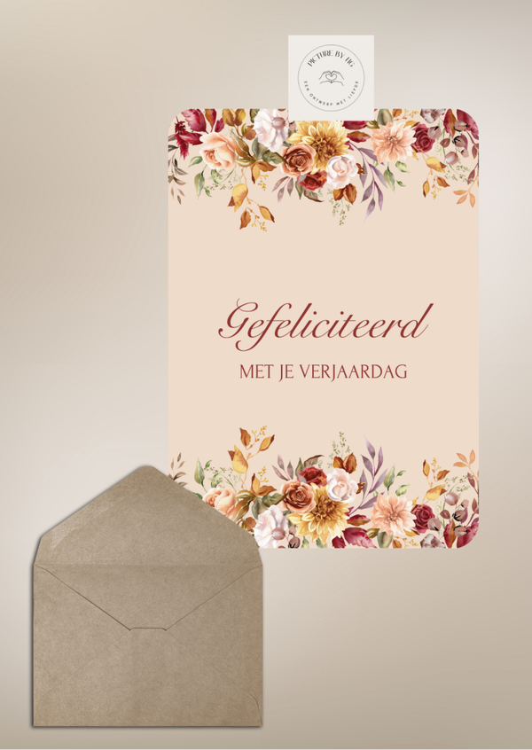 Hartelijk met je verjaardag