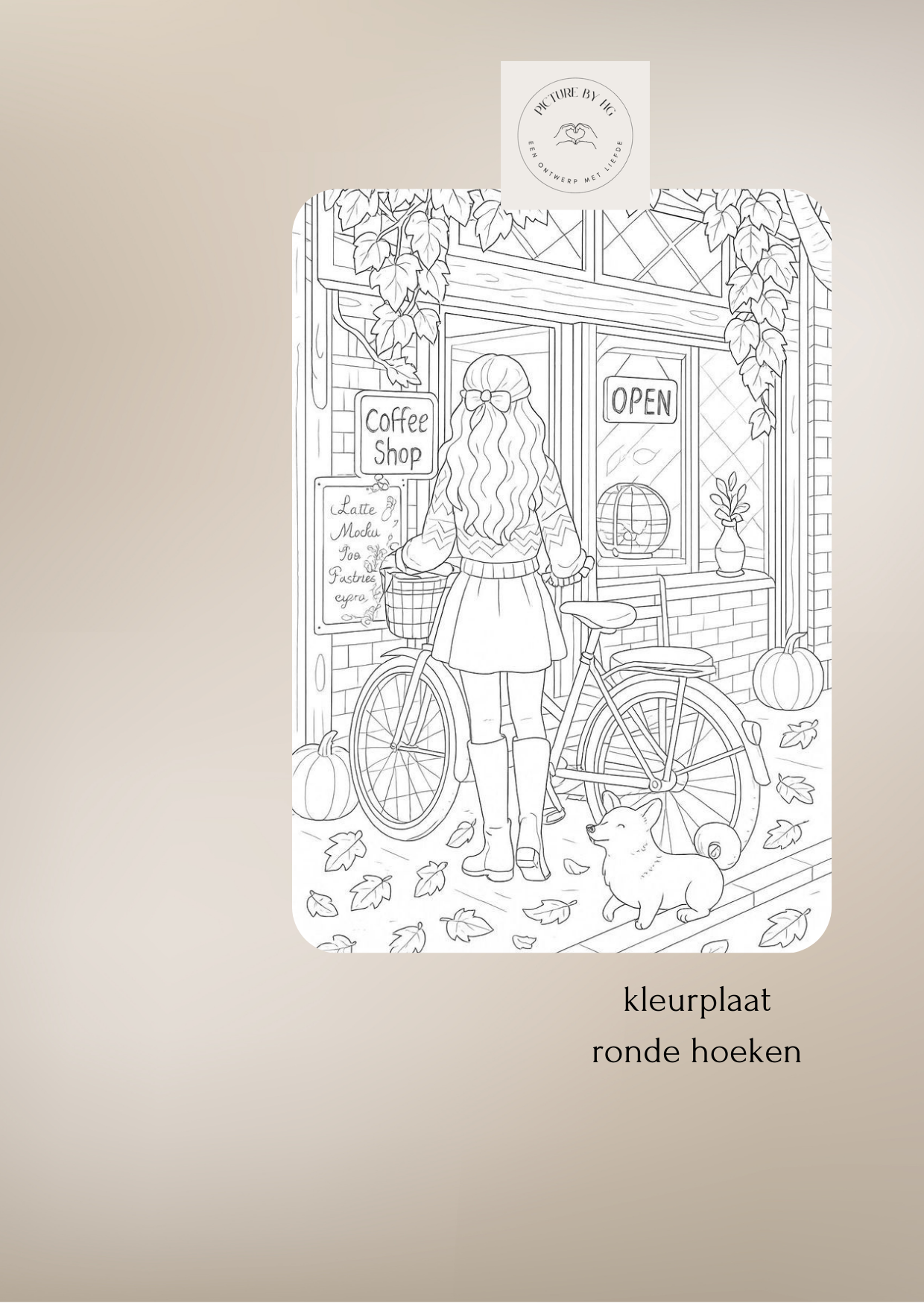 Kleurplaat A6 (kaartje)