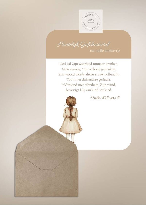 Een meisje, God zal Zijn waarheid nimmer