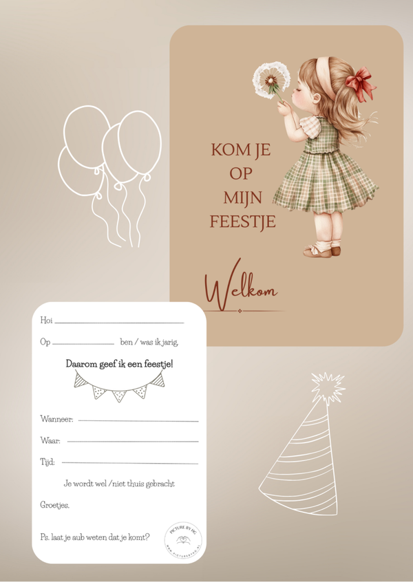 Kom je op mijn feestje?