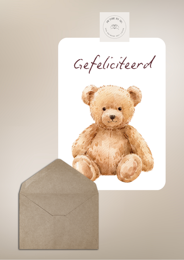 Gefeliciteerd beertje kind