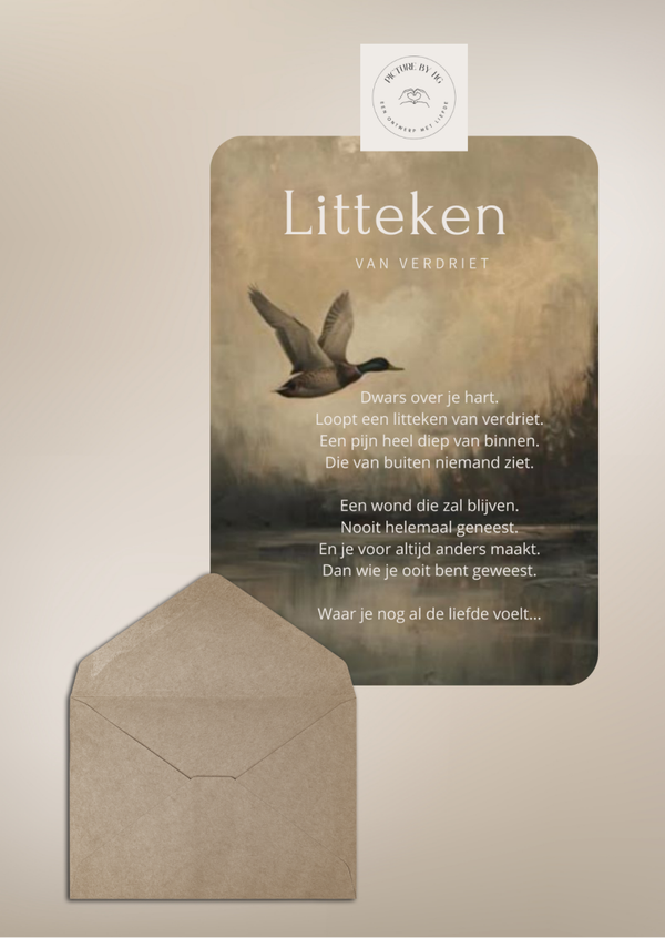 Litteken , rouw, verdriet