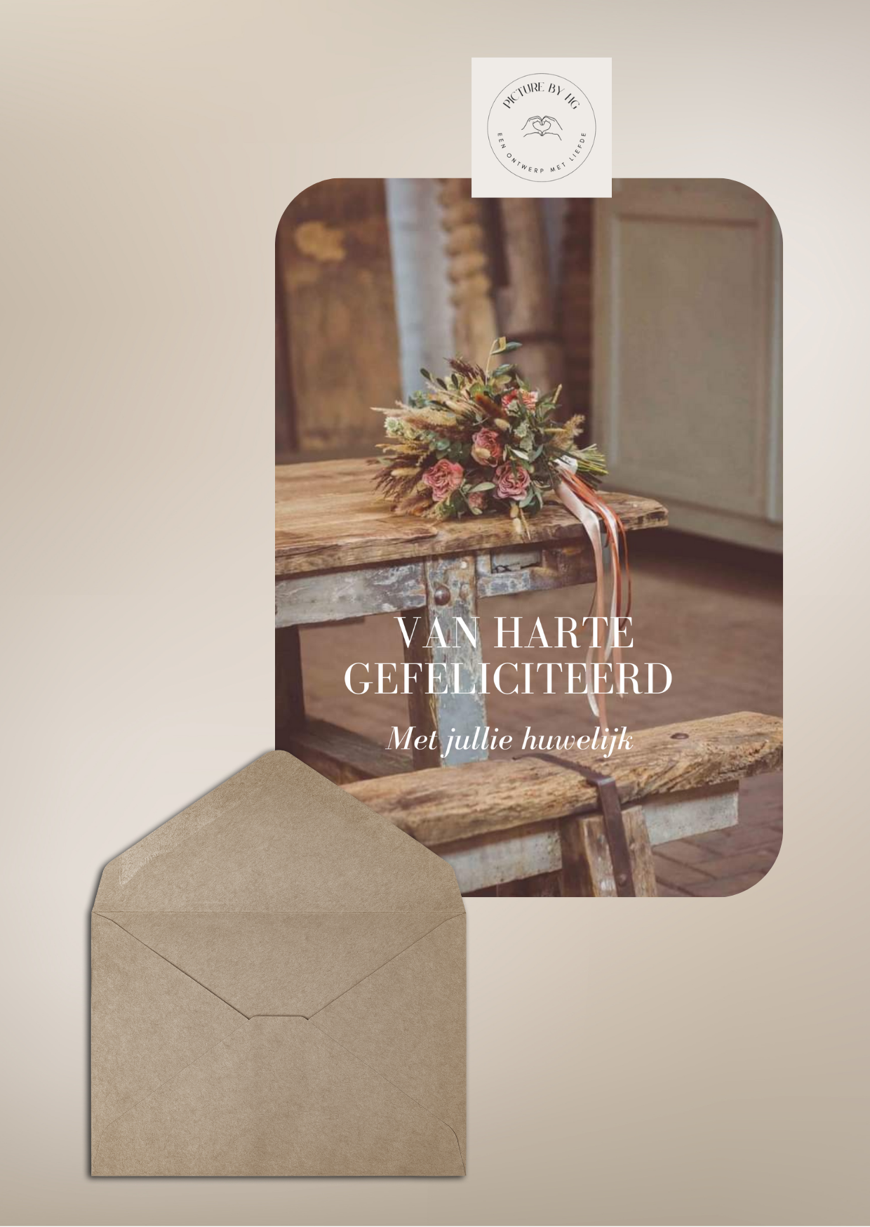 Hartelijk gefeliciteerd met jullie huwelijk