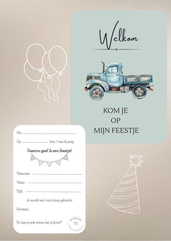 Kom je op mijn feestje?