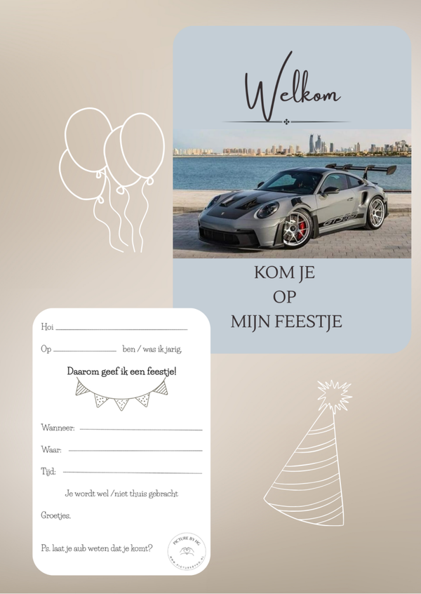 Kom je op mijn feestje?