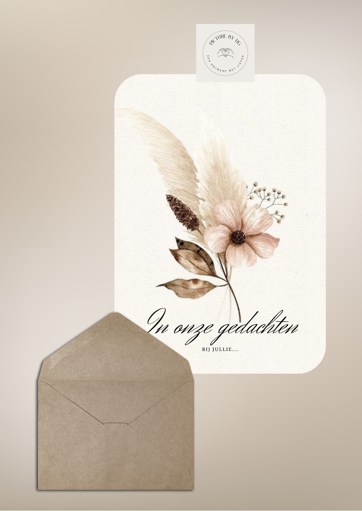 In onze gedachten...