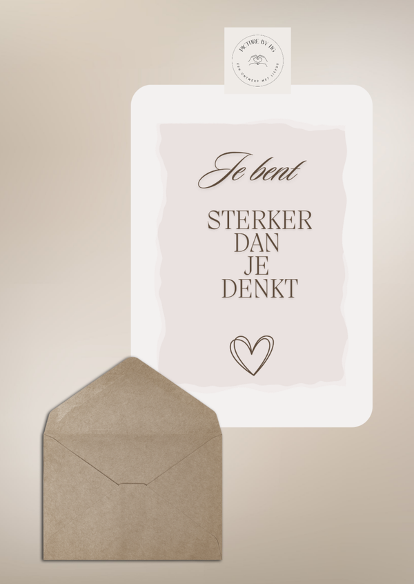 Je bent sterker dan ...
