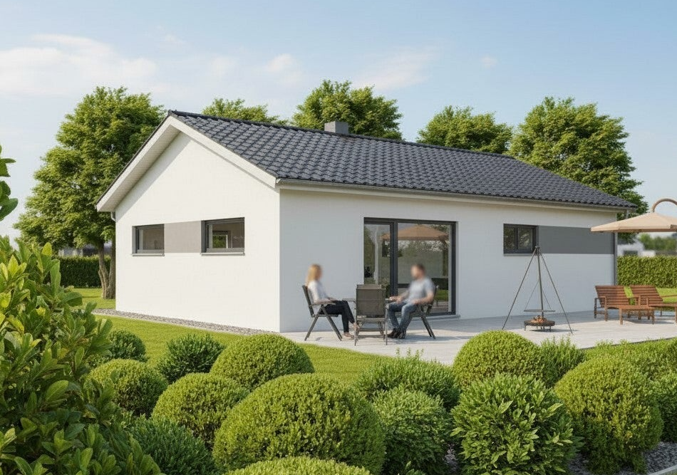 Barrierefreier Bungalow 84qm 2 kinderzimmer Planung Bauingenieur Ulm Augsburg