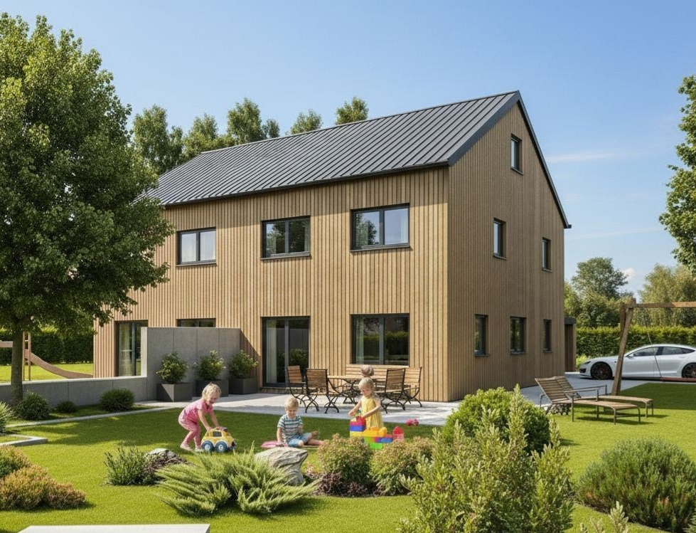 Doppelhaushälfte 122m² DG ausbaubar in Ulm - Flexibler Hausbau im Allgäu 