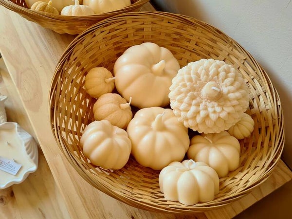 Pumpkin candles