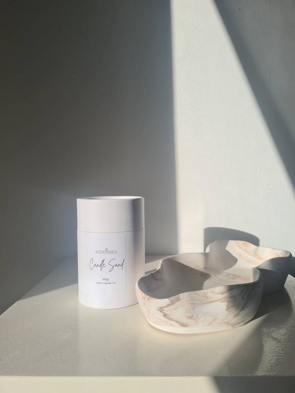 Candle sand & bowl set
