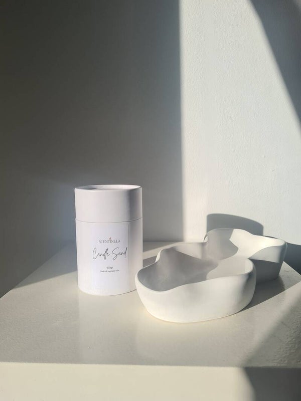 Candle sand & bowl set