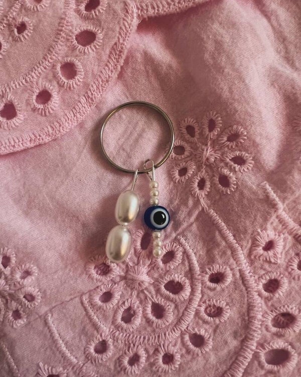 Sleutelhanger blauw oogje