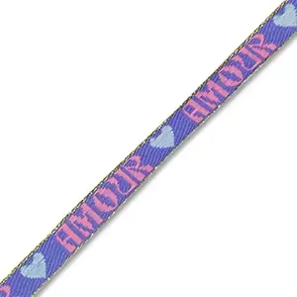 Lintarmbandje amour donkerblauw